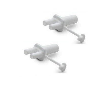 Maymom tubing connectors two-pack for Ameda pumps enable quick, reliable replacements.