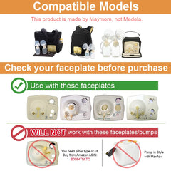 Maymom valves included designed to help milk flow toward bottles