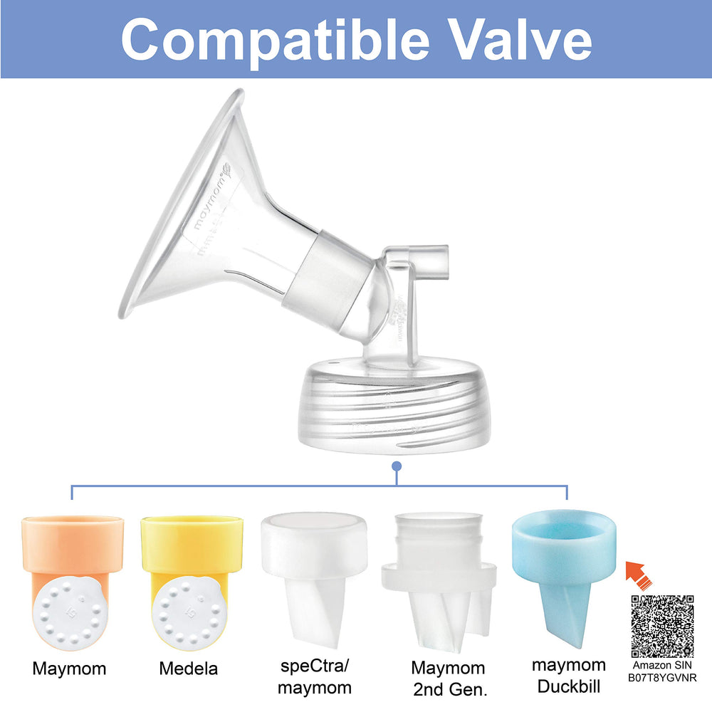 Maymom wide-mouth bottle for spill-free storage and transfer.