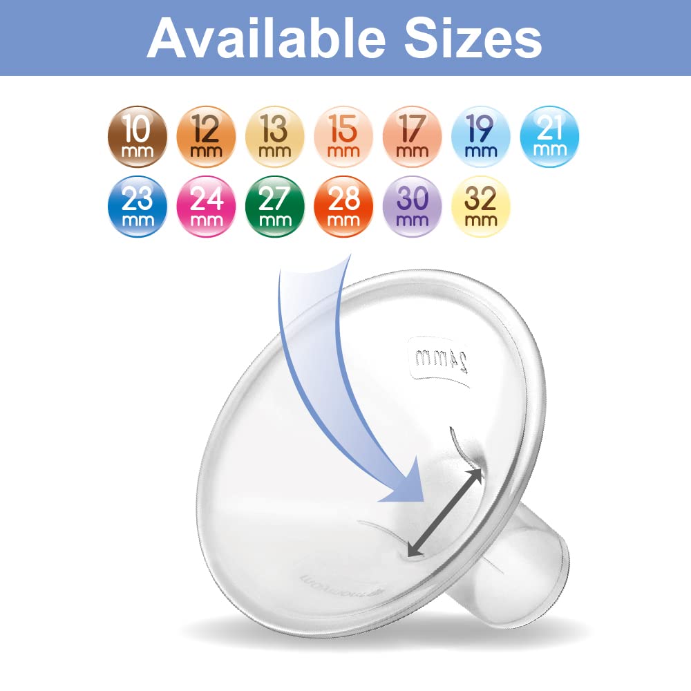 Maymom wide-mouth bottle designed for stable hands-free pumping and easy pouring.