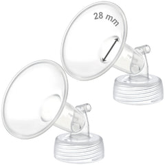 Maymom wide-neck pump part with spectra s1 s2 28mm flanges for easy pumping