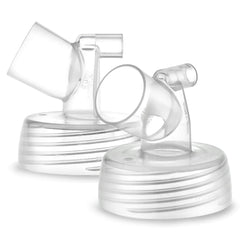 Maymom widemouth connector base 2pc close-up for flexible flange customization.