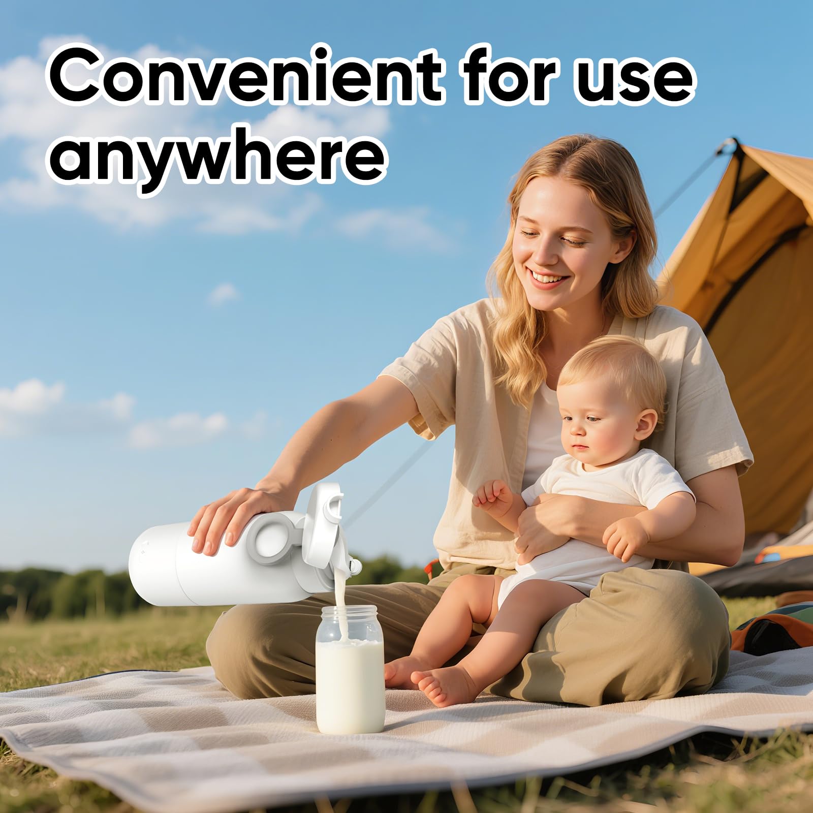 Maypott bottle warmer charging rapidly with included 30W adapter