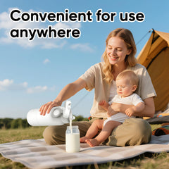 Maypott bottle warmer charging rapidly with included 30W adapter