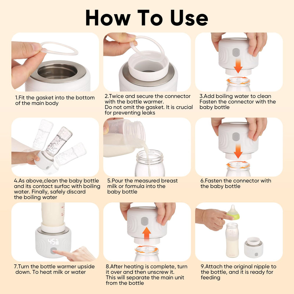 Maypott heating plate demonstrates even warming for consistent bottle temperature