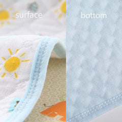 MBJERRY washable baby pad highlights durable cotton surface for everyday use.