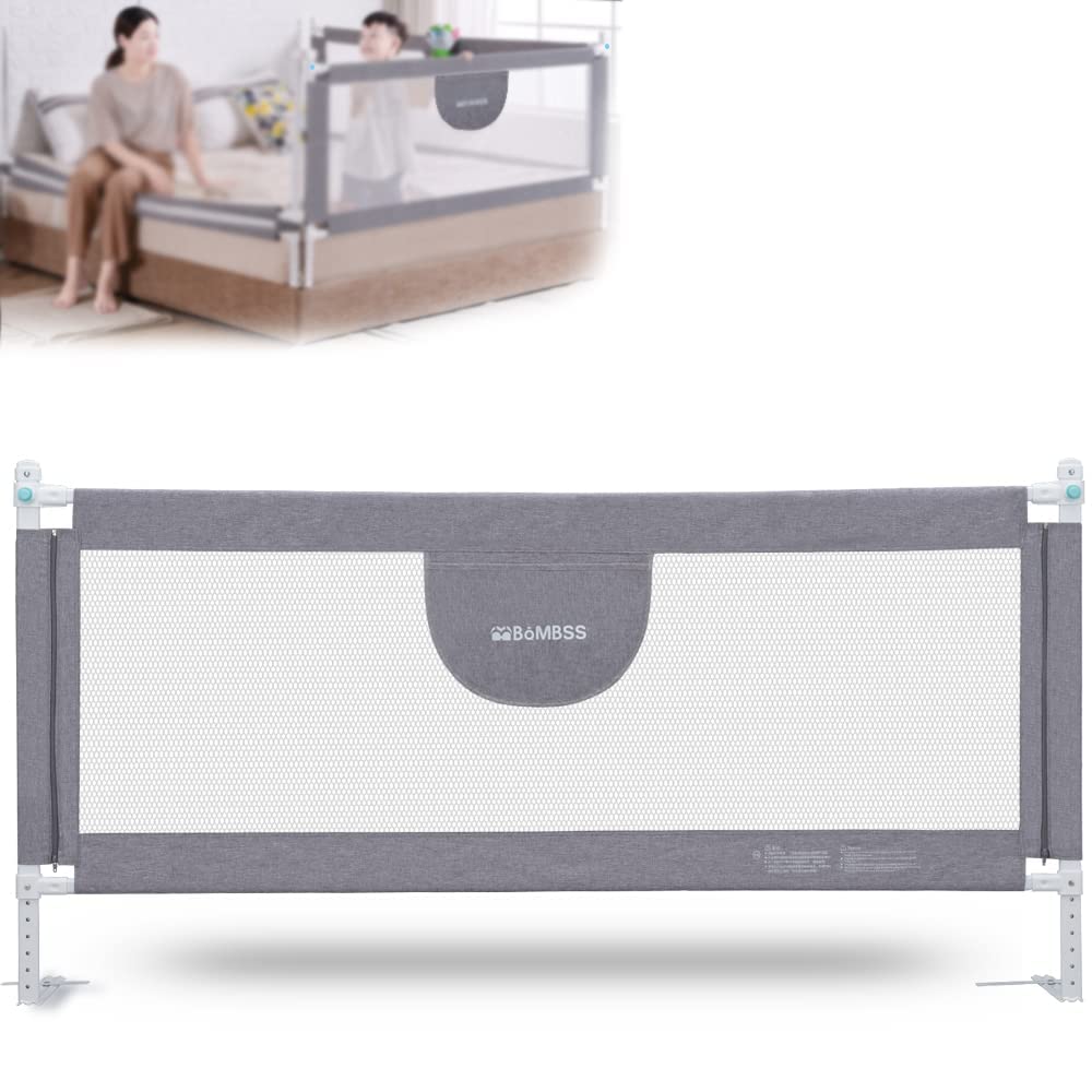 MBQMBSS baby bed rails 77-inch guard assembly for safer toddler sleep
