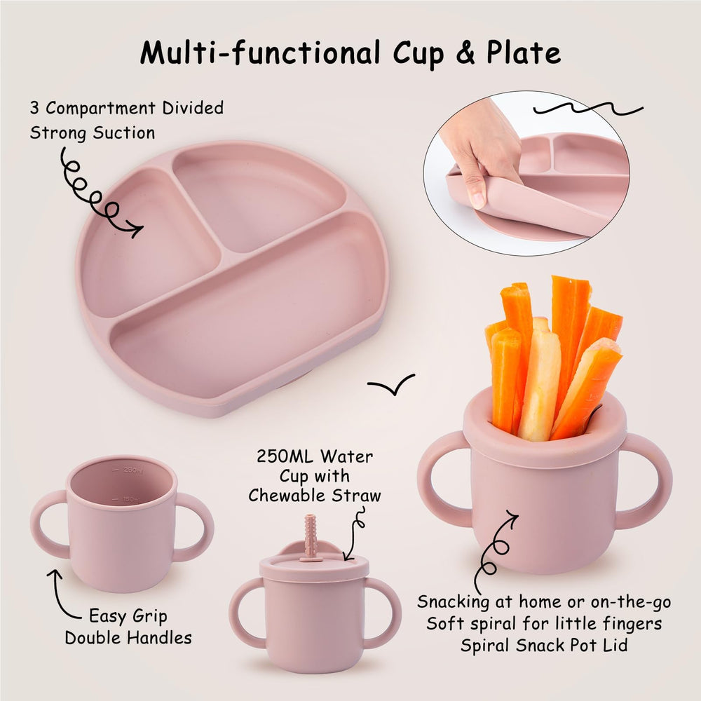 MBQMBSS Sippy cup with straw and lids prevents spills during practice sips