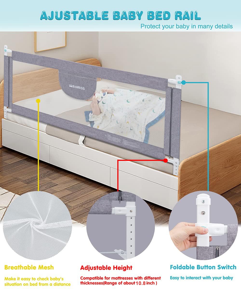 MBQMBSS double-side safety lock for easy parent access and baby safety