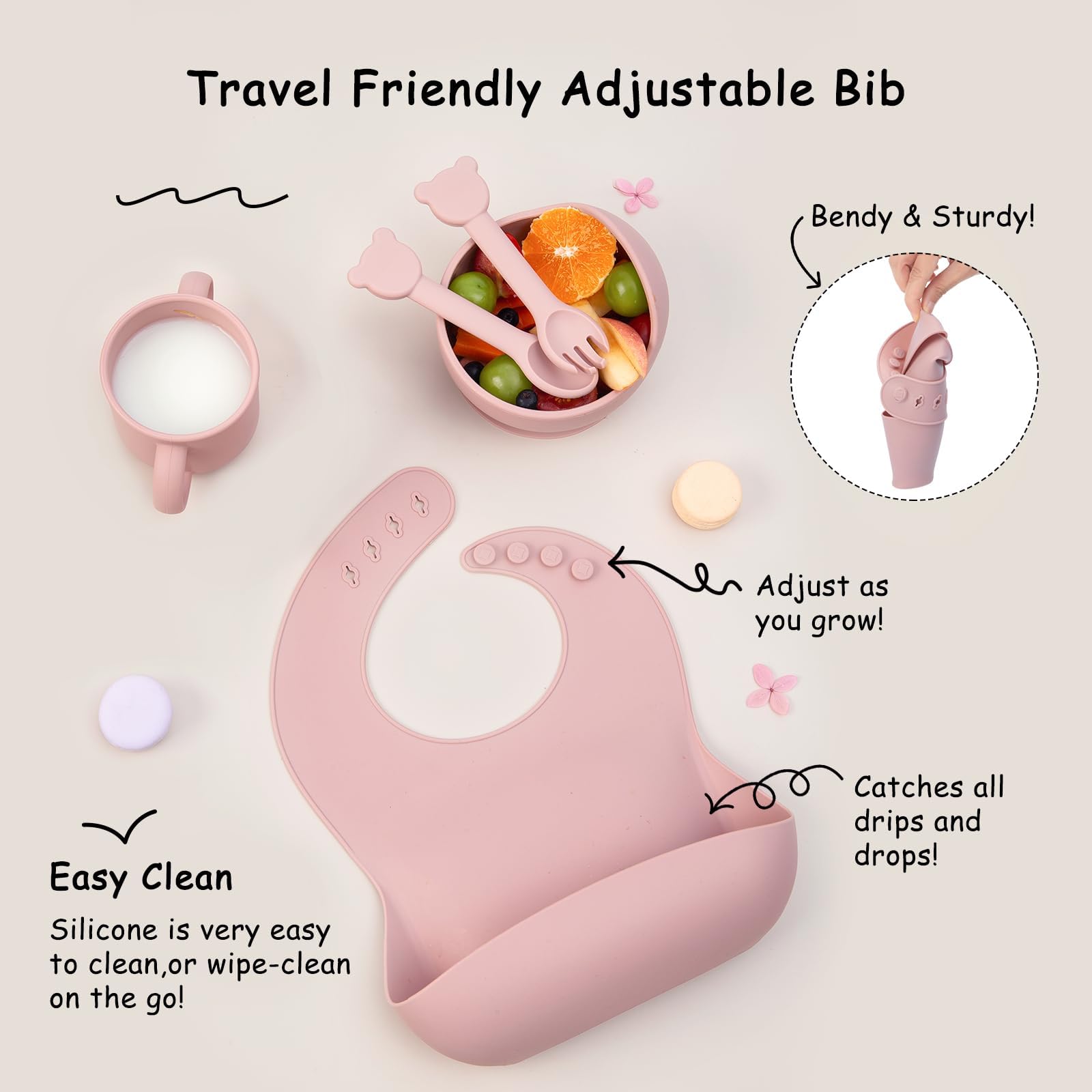 MBQMBSS Suction plate attached to high-chair to reduce tipping