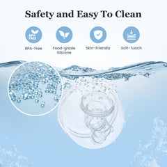 Mcadero M2 anti-backflow design keeps milk hygienic and spill-free.