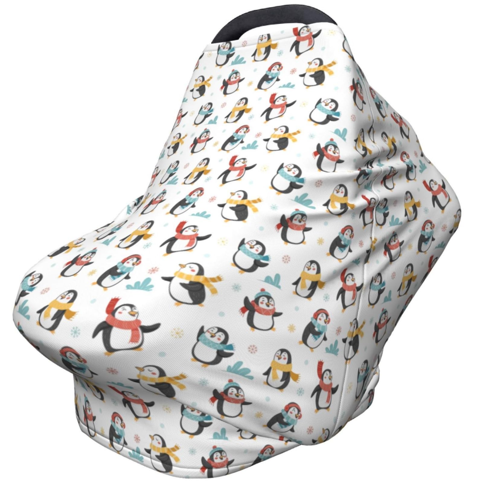 Mcewoel Penguin car seat cover with full-coverage shield from sun and wind