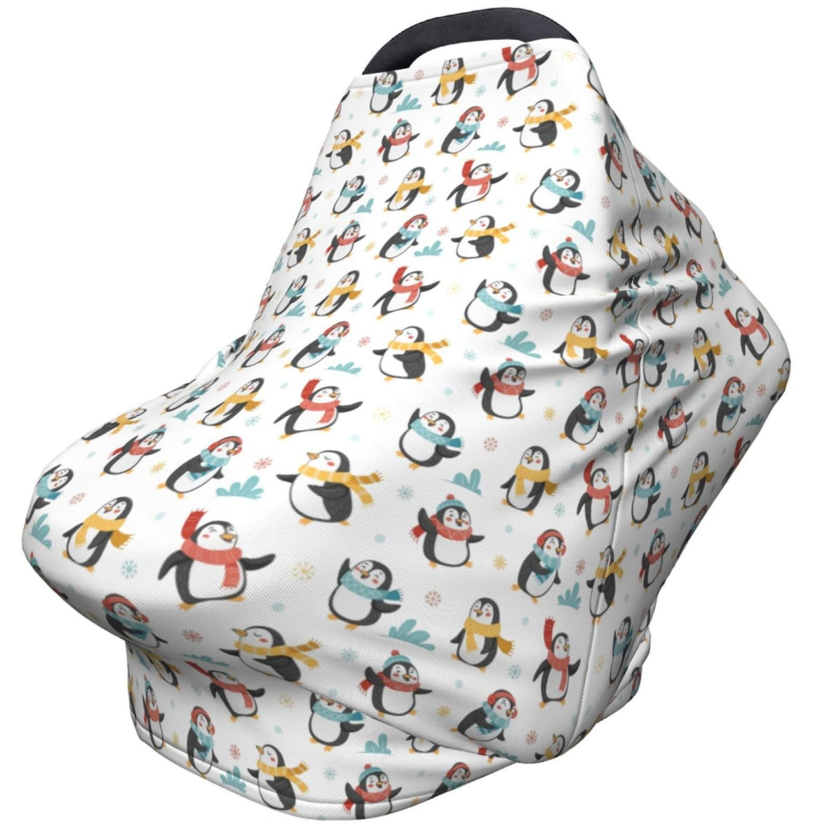Mcewoel Penguin car seat cover with full-coverage shield from sun and wind