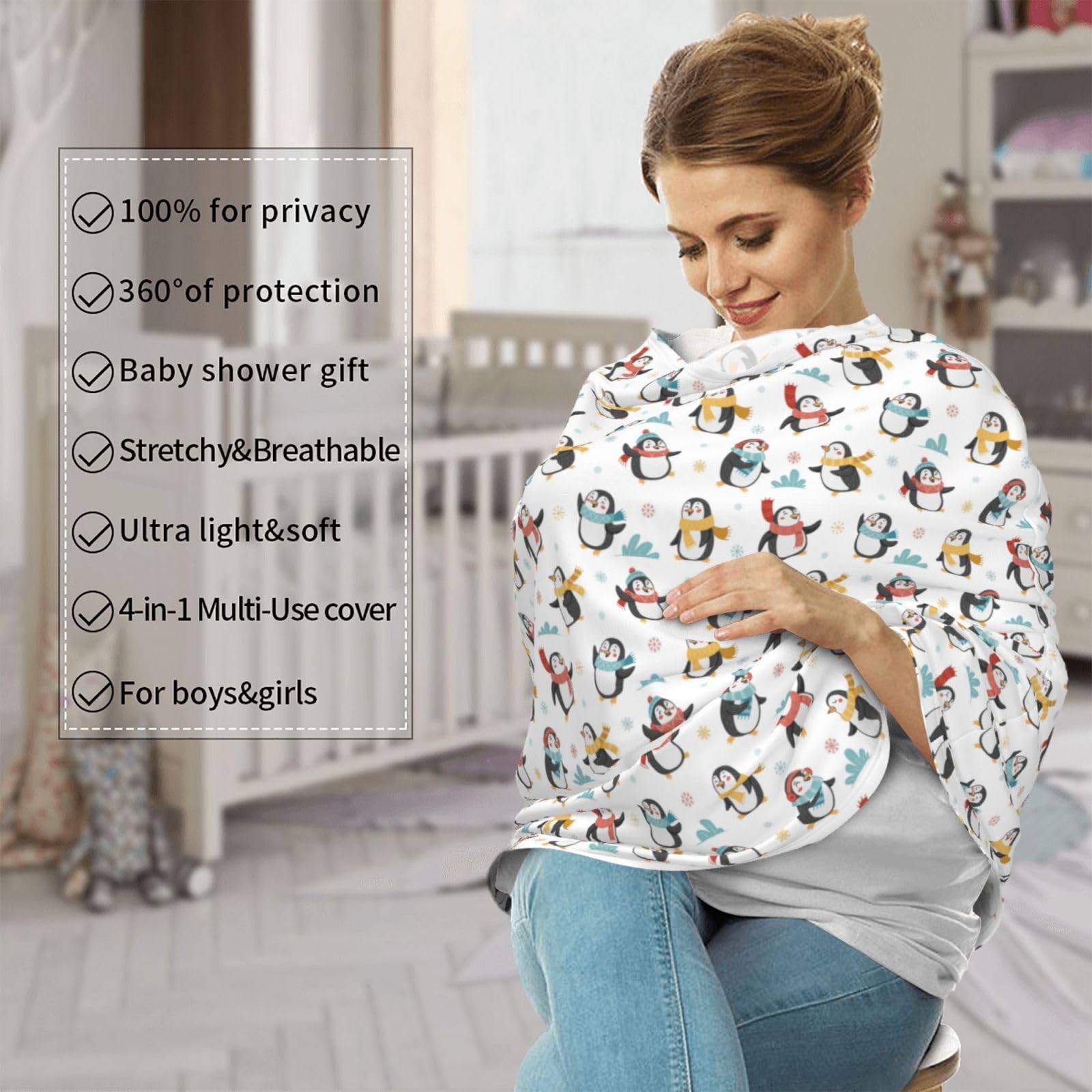 Mcewoel Penguin top hole for quick baby checks