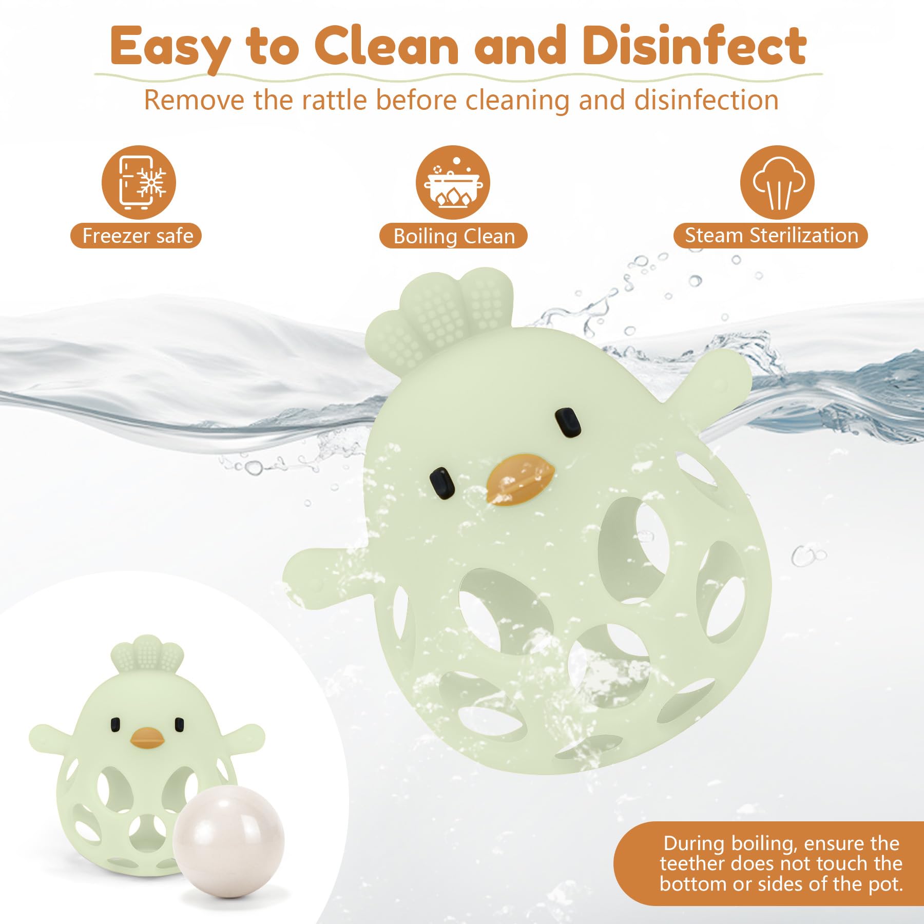 MCGMITT gift-ready teething toy suitable for baby showers