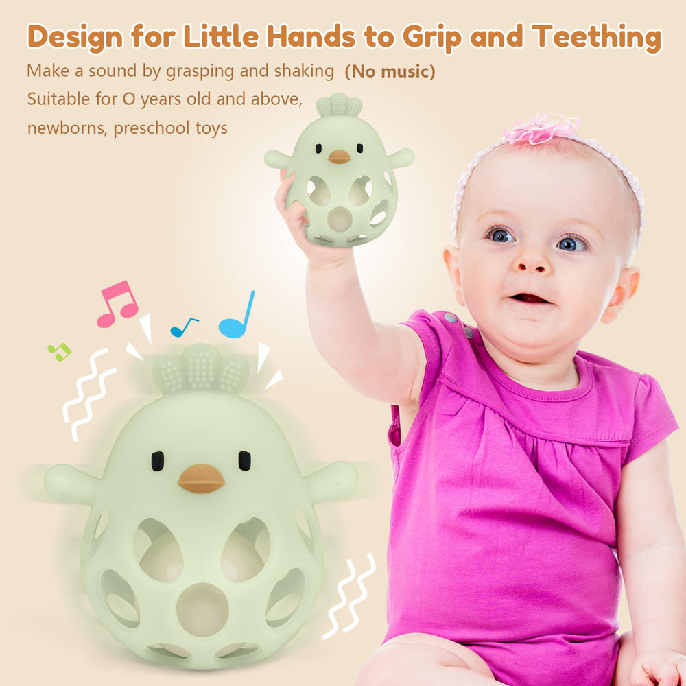 MCGMITT easy-grab design fits tiny palms promoting early grasping