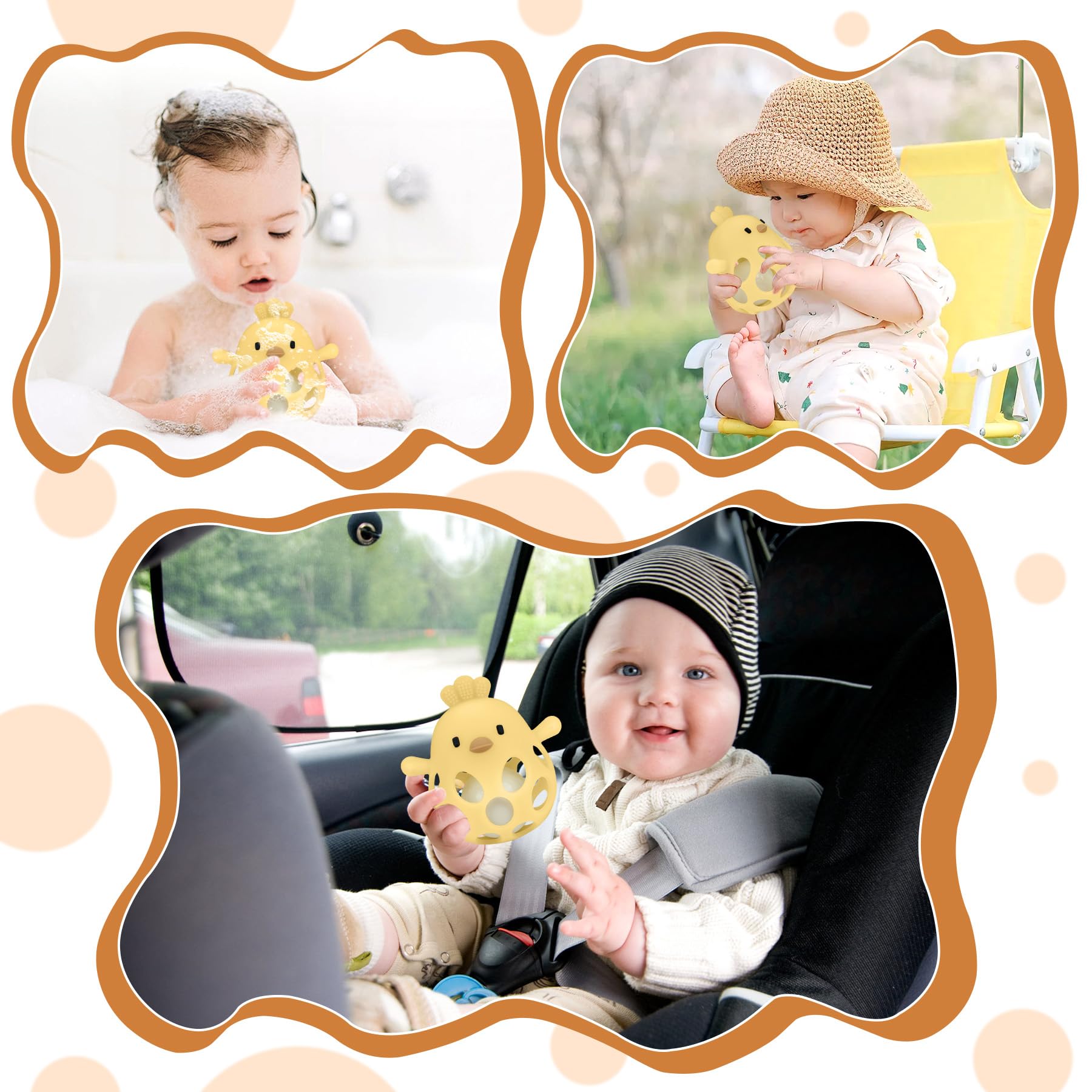 MCGMITT durable chew-toy supports active chewing and long-lasting teething relief.