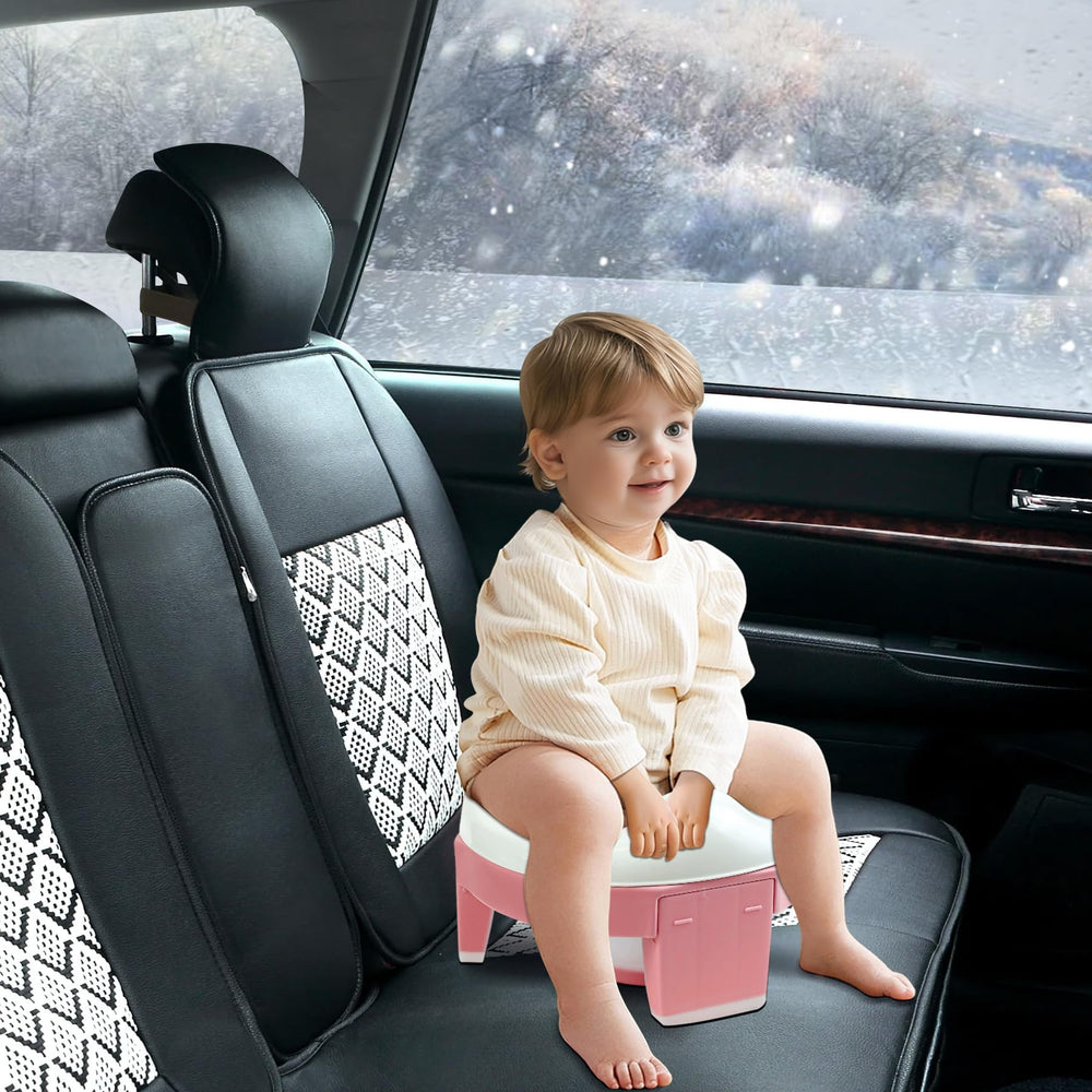 MCGMITT travel-ready potty seat in use for on-the-go learning.