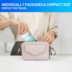 Mckanti individually wrapped travel packs offer convenient, discreet protection on the go.