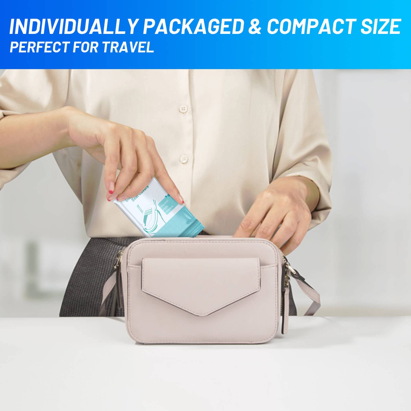 Mckanti non-slip adhesive-tabs design helps keep covers in place on damp seats.