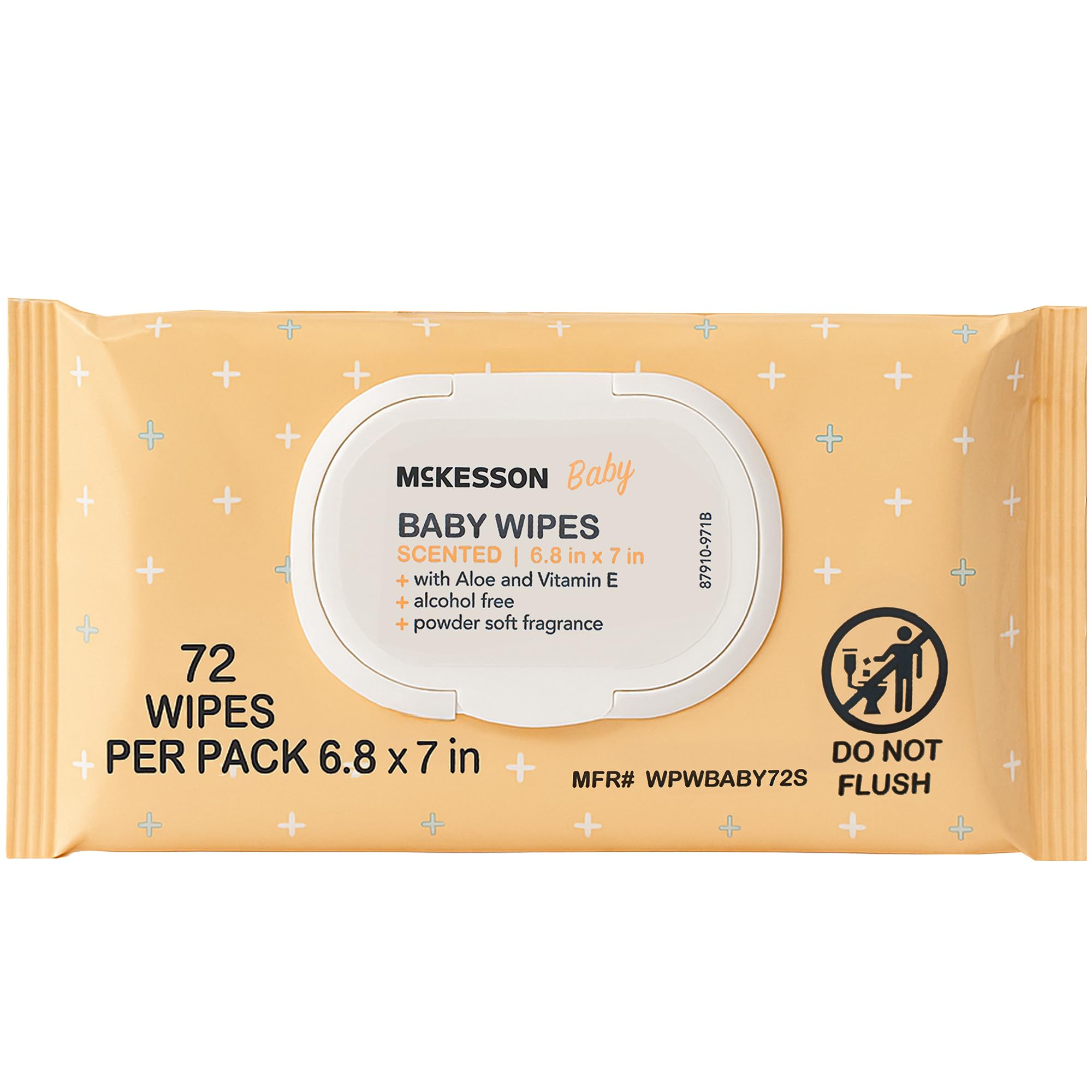 McKesson Baby Wipes pack-front shows ready-to-use option for quick diaper changes