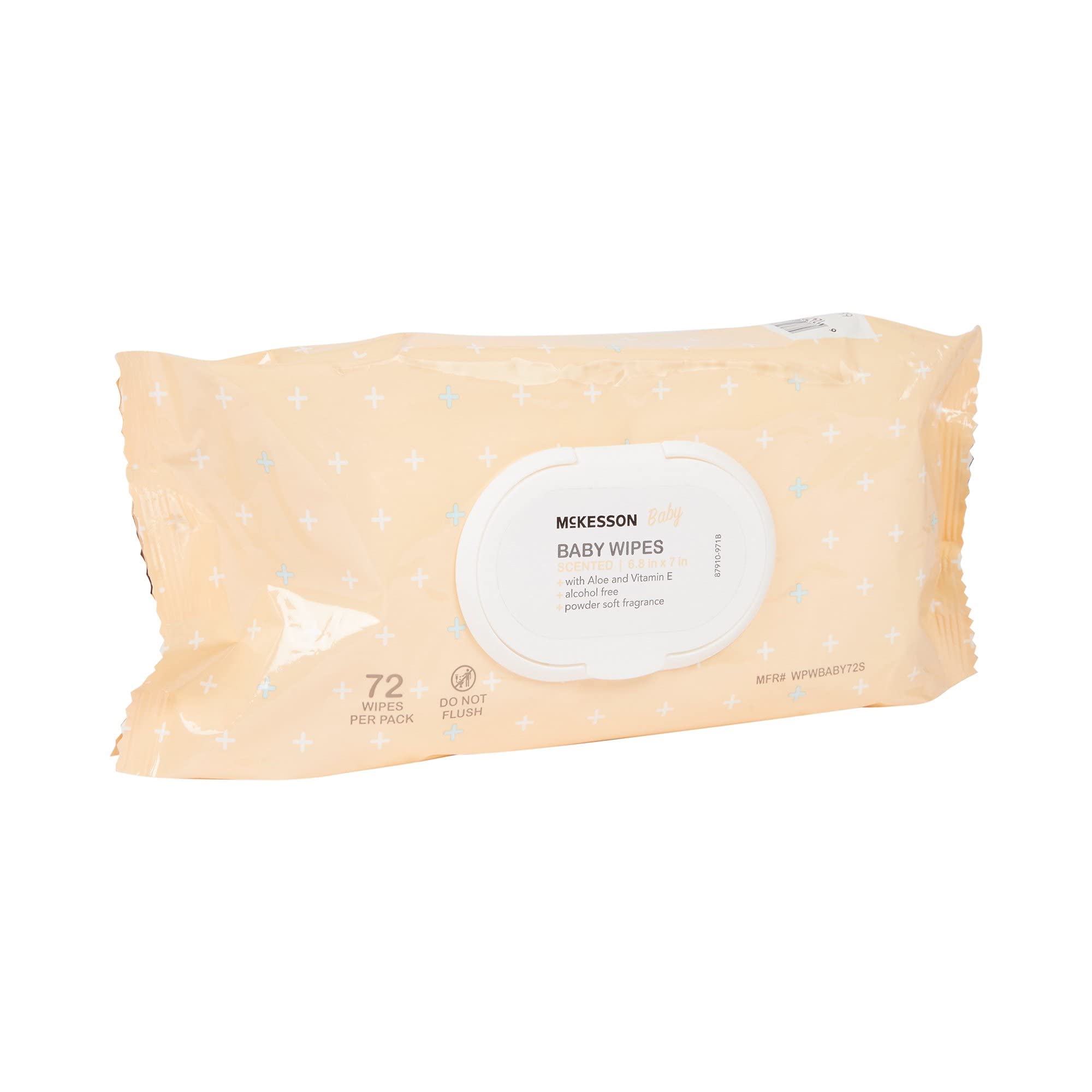 McKesson Baby Wipes pack-open reveals convenient, grab-and-go wipes for busy caregivers