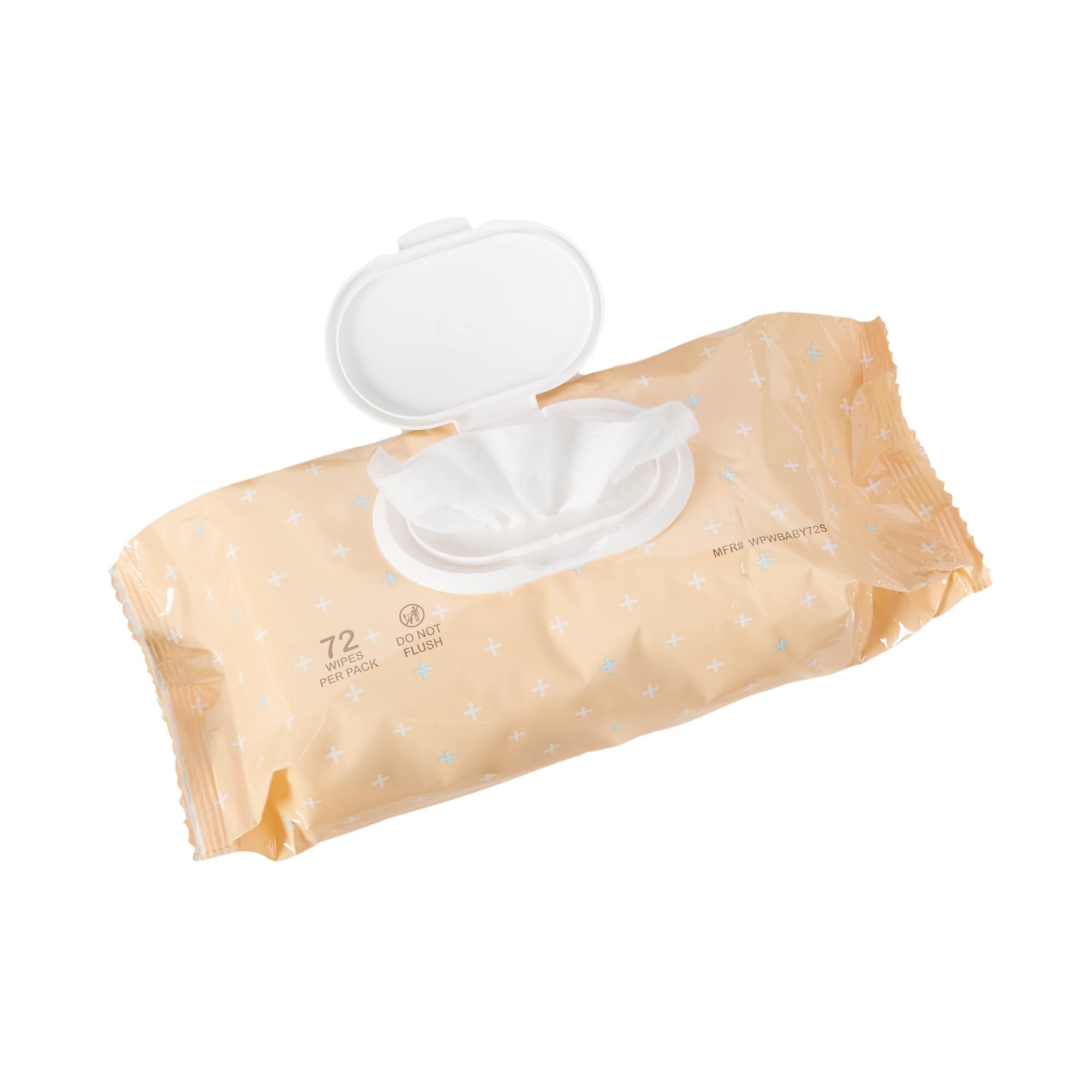 McKesson Baby Wipes plant-based-ingredients shot emphasizes clean formula without alcohol or dyes