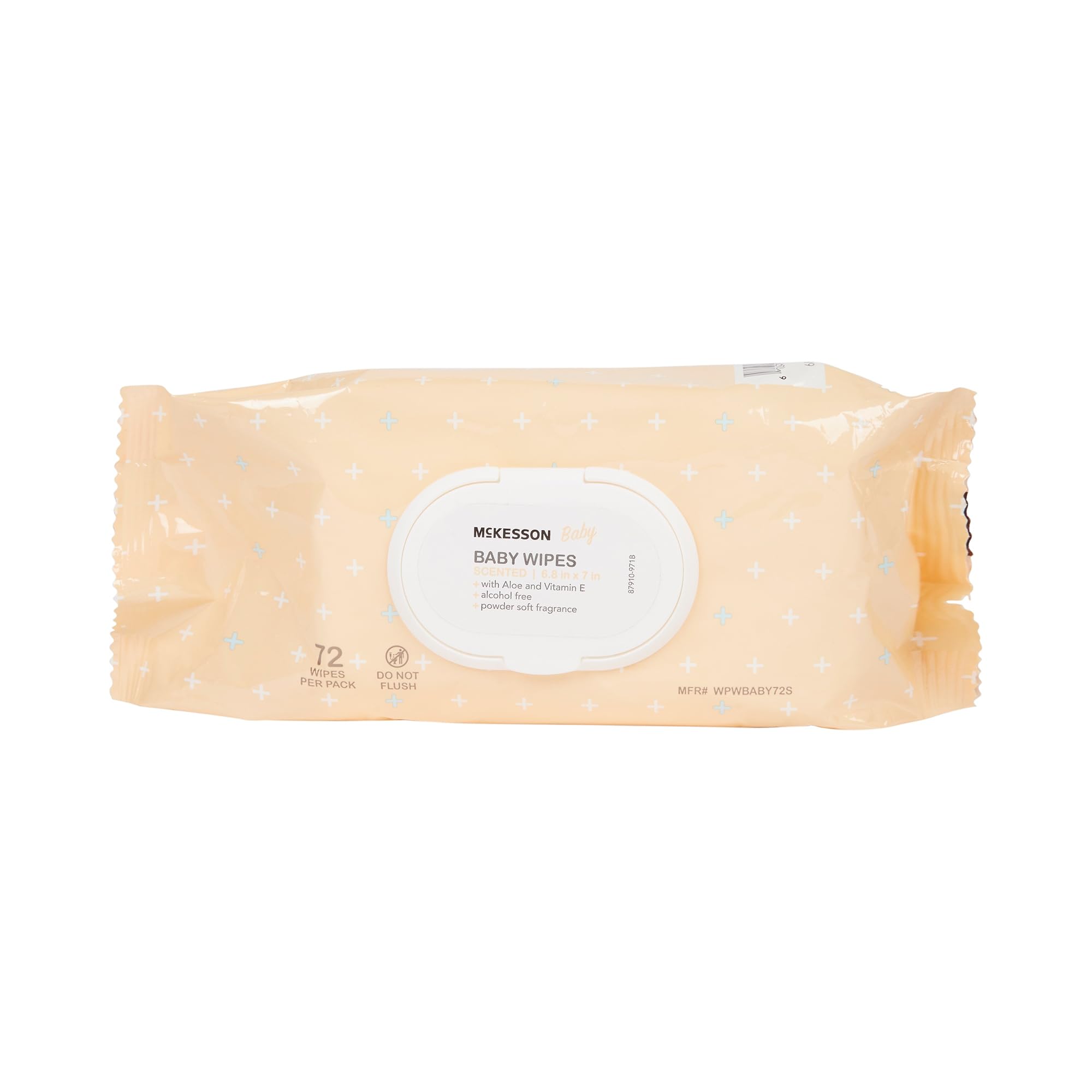 McKesson Baby Wipes vegan-friendly pack-shot reinforces cruelty-free care for baby skin