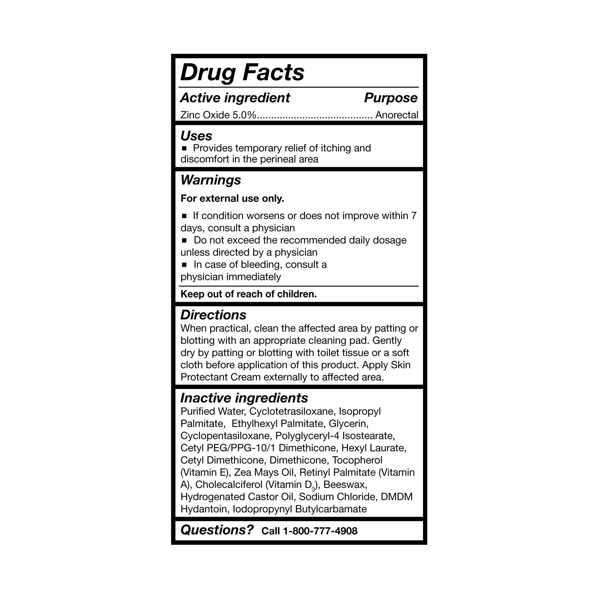 McKesson vitamin A D skin protectant ingredients highlight zinc oxide and vitamins