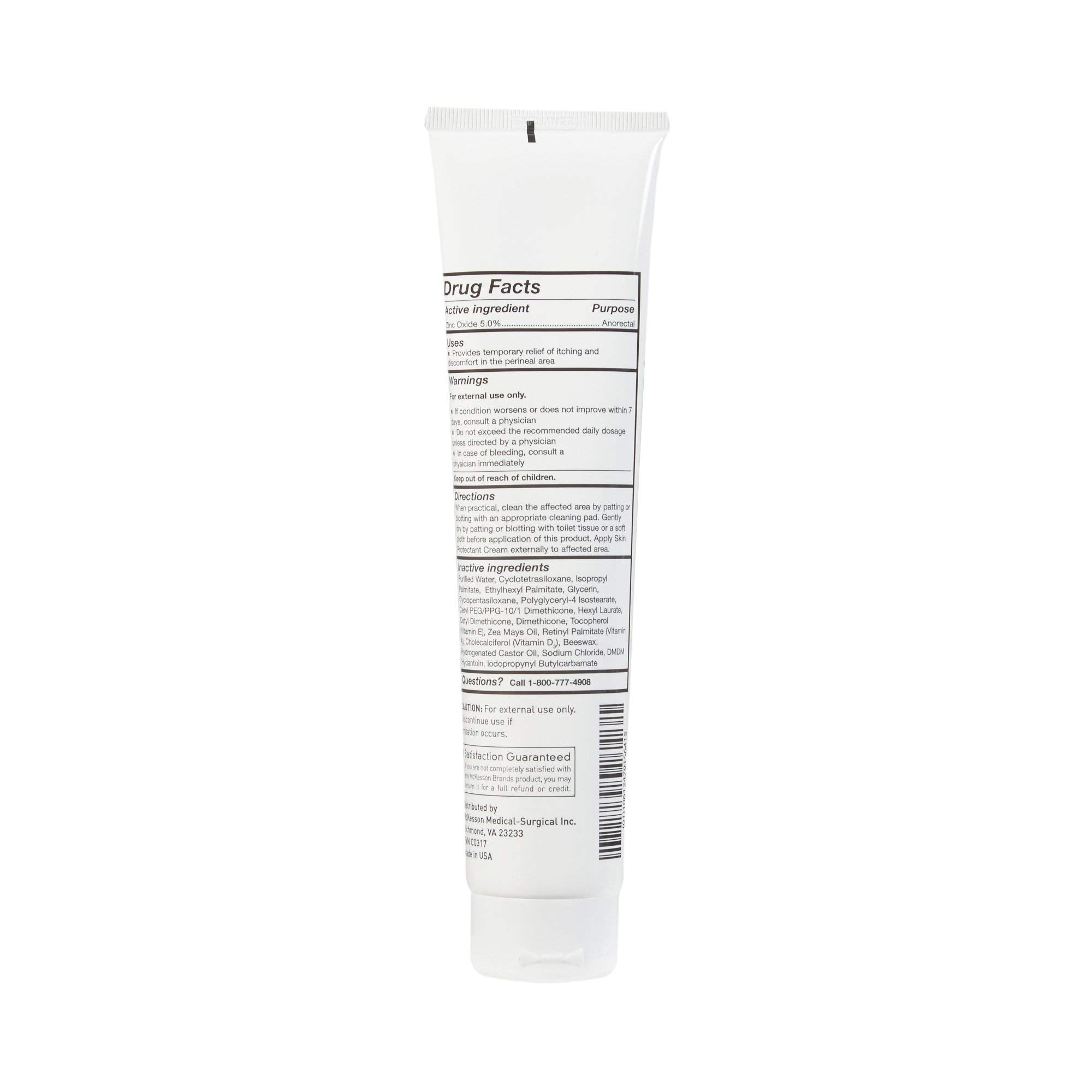 McKesson vitamin A D skin protectant tube for easy application on sensitive areas