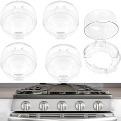MCOTOP stove knob covers 5-pack provide easy child safety on gas stoves
