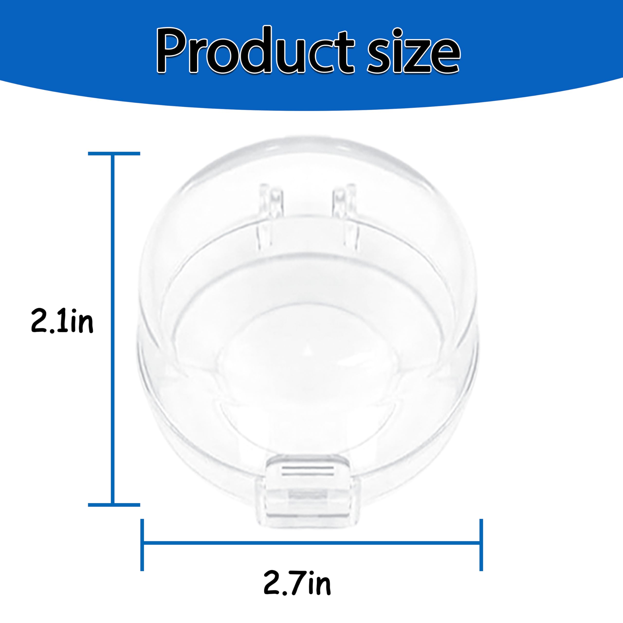 MCOTOP adhesive-back knob locks enable tool-free installation and clean removal