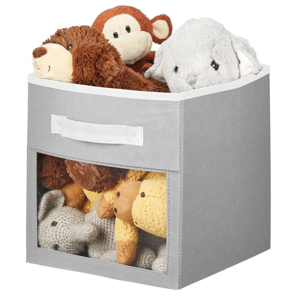mdesign-bin organizes socks, blankets, and diapers for nursery efficiency.