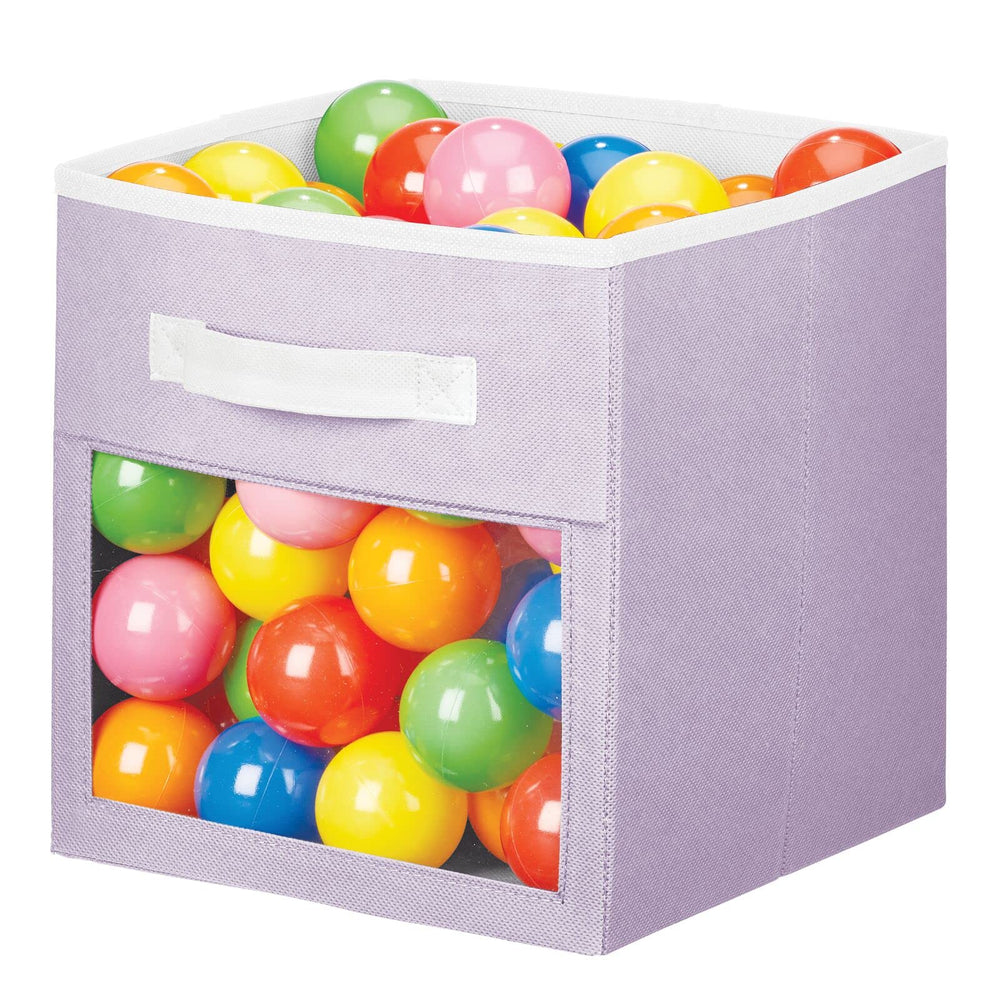 mdesign stackable bin pairs with jane collection for larger storage.