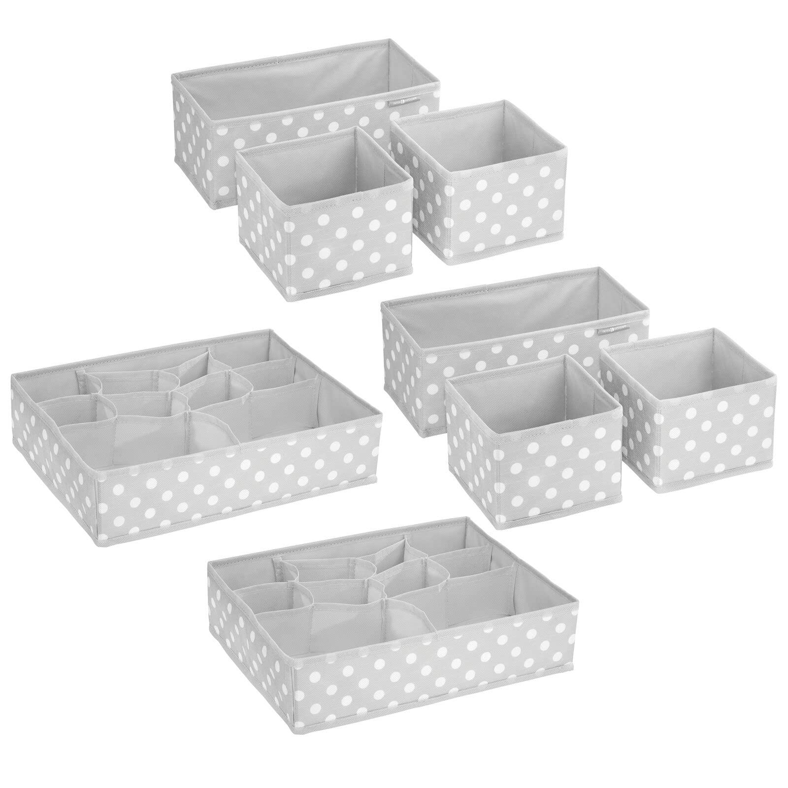 mdesign fabric drawer organizer baby kit essentials organized for quick access