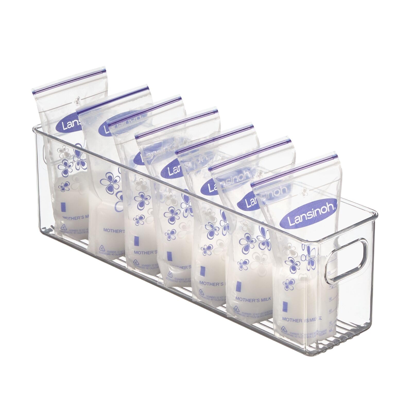 mDesign Ligne Collection two-pack storage bins displayed together.