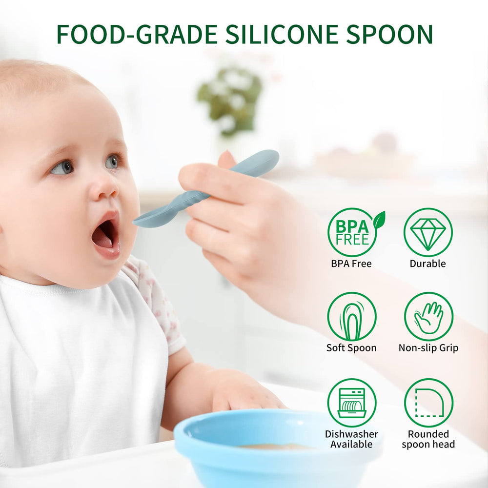 ME.FAN ergonomic-handle design helps little hands grab and promote motor skill practice.