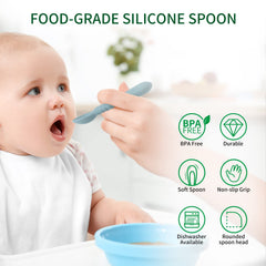 ME.FAN ergonomic-handle design helps little hands grab and promote motor skill practice.