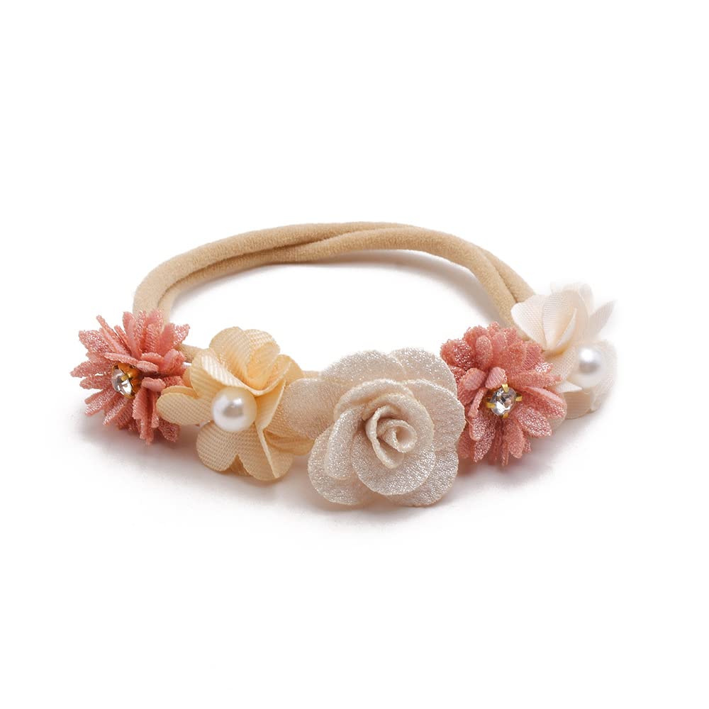 Mealah baby headband wedding photo prop elegant accessory for portraits.