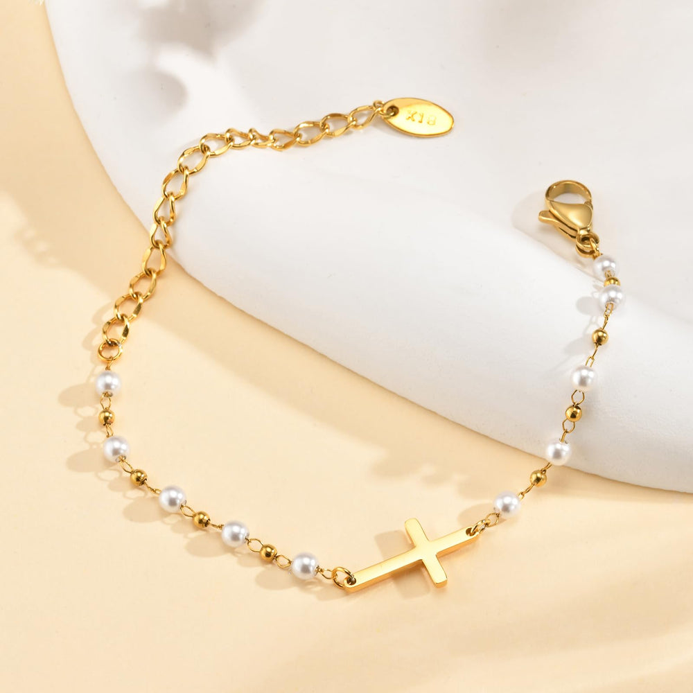 Mealguet hypoallergenic stainless steel bracelet detail for sensitive skin