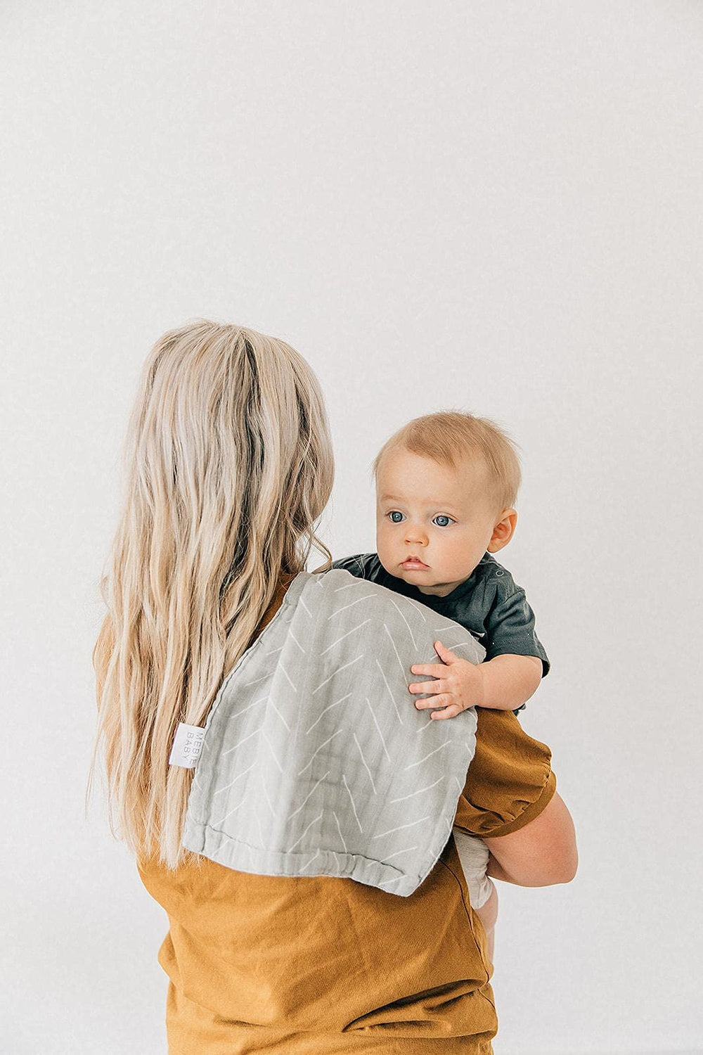 Mebie Baby burp cloths assorted-designs add cute style to feeding time.