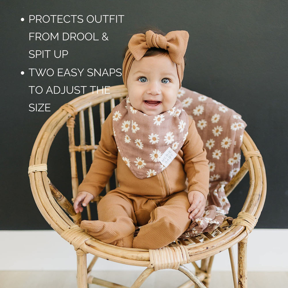 Mebie Baby muslin fabric breathability helps keep baby cool.