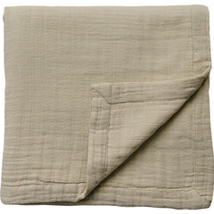 Mebie Baby muslin quilt oatmeal full blanket provides breathable warmth for infants