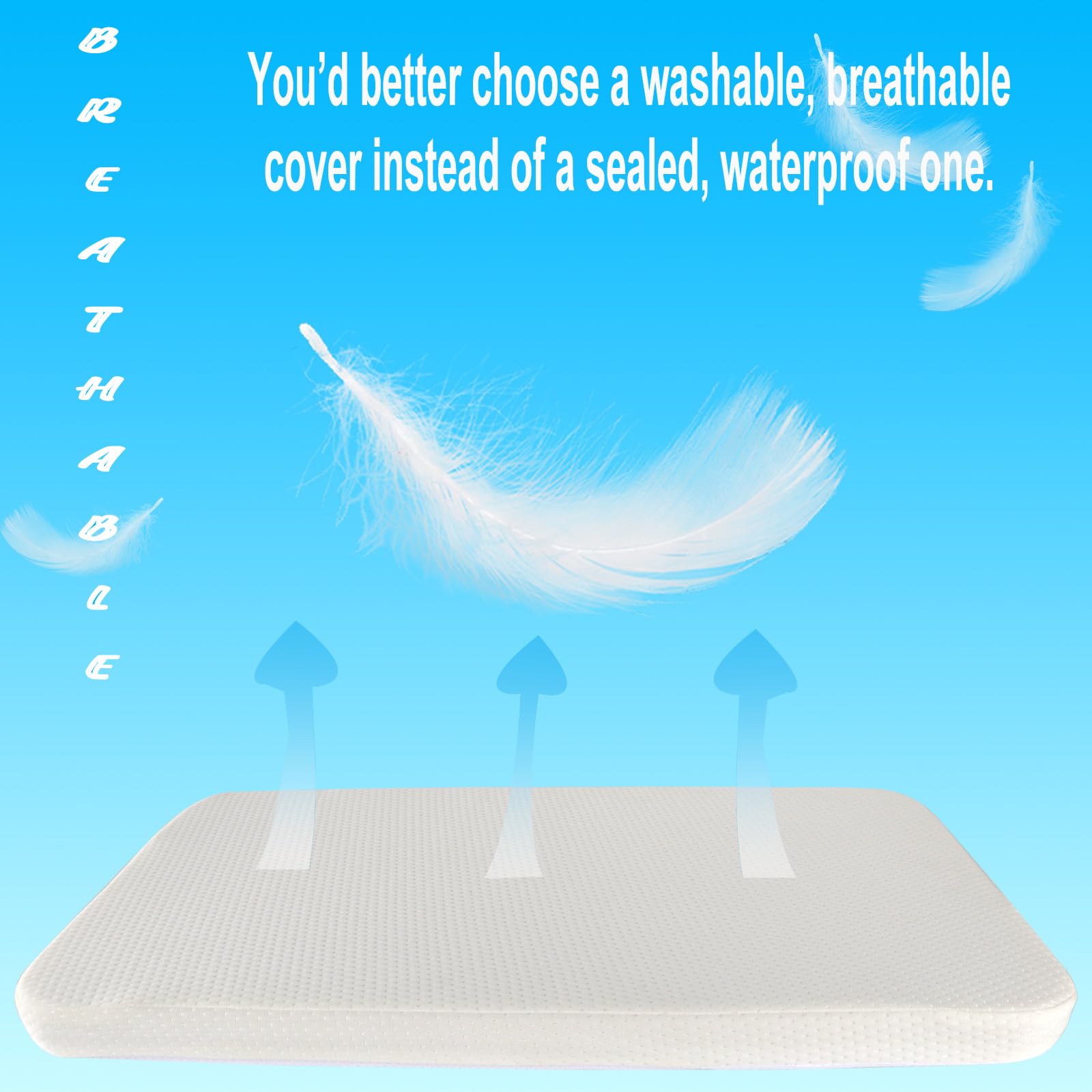 Mecc ecoh baby bassinet mattress machine-washable covers for busy parents