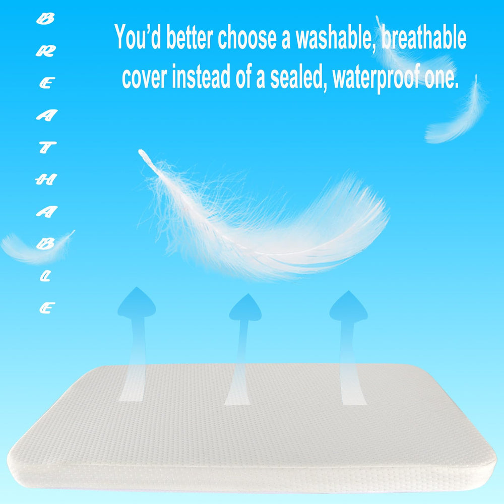 Mecc ecoh baby bassinet mattress machine-washable covers for busy parents