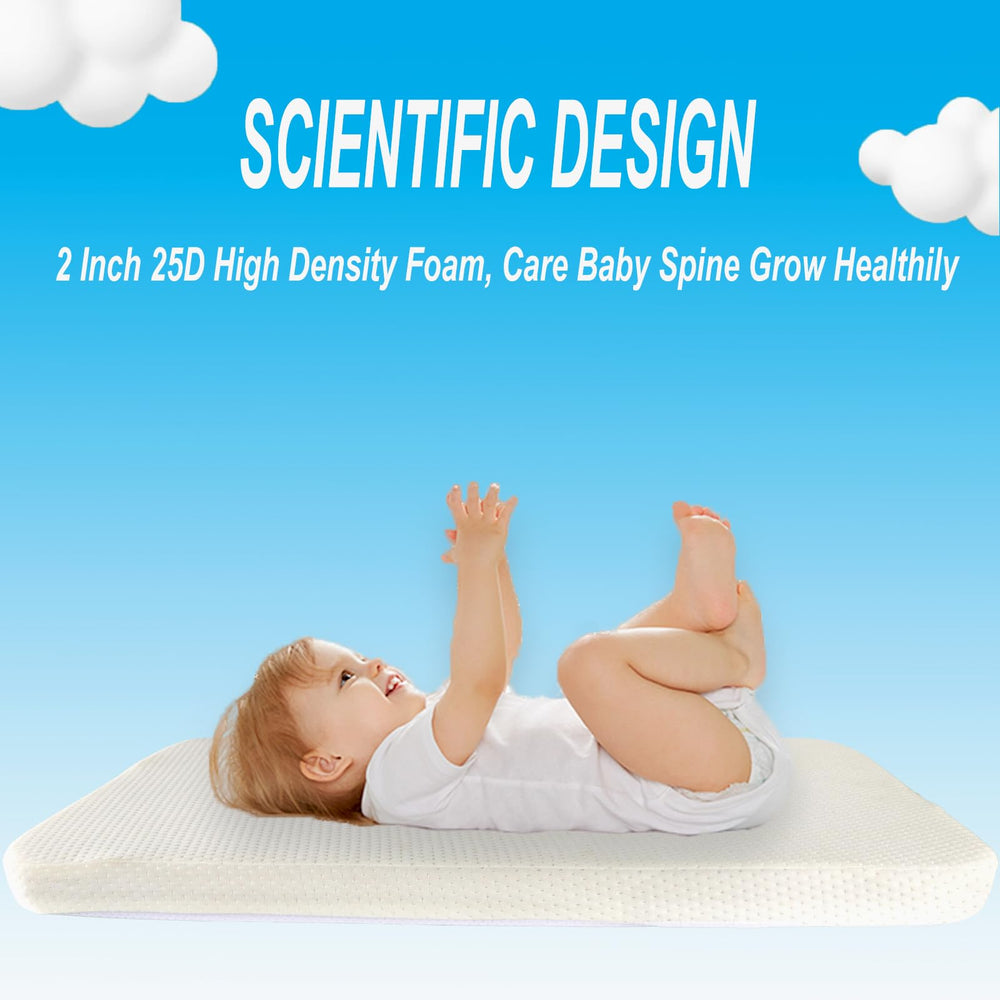 Mecc ecoh bassinet mattress machine-washable cover for easy cleaning