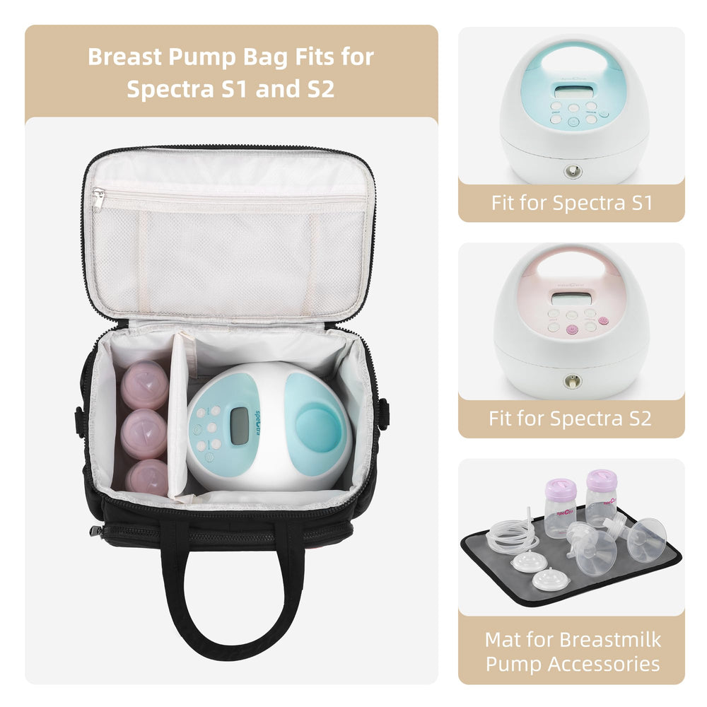 Mecozone Spectra bag top mesh pocket keeps accessories within reach.