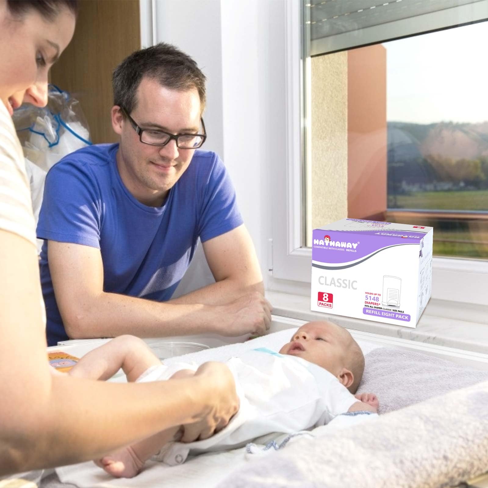 MED eight-pack packaging ensures ready refills for busy households