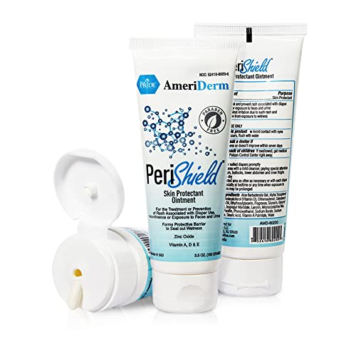 MED PRIDE diaper rash cream tube close-up emphasizing barrier protection against moisture