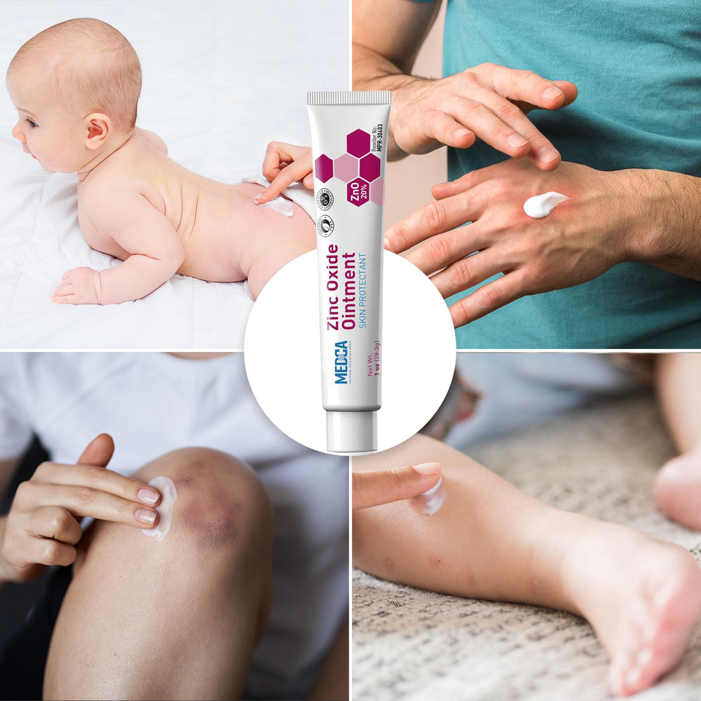 MEDca daily skin care barrier protects against moisture and friction